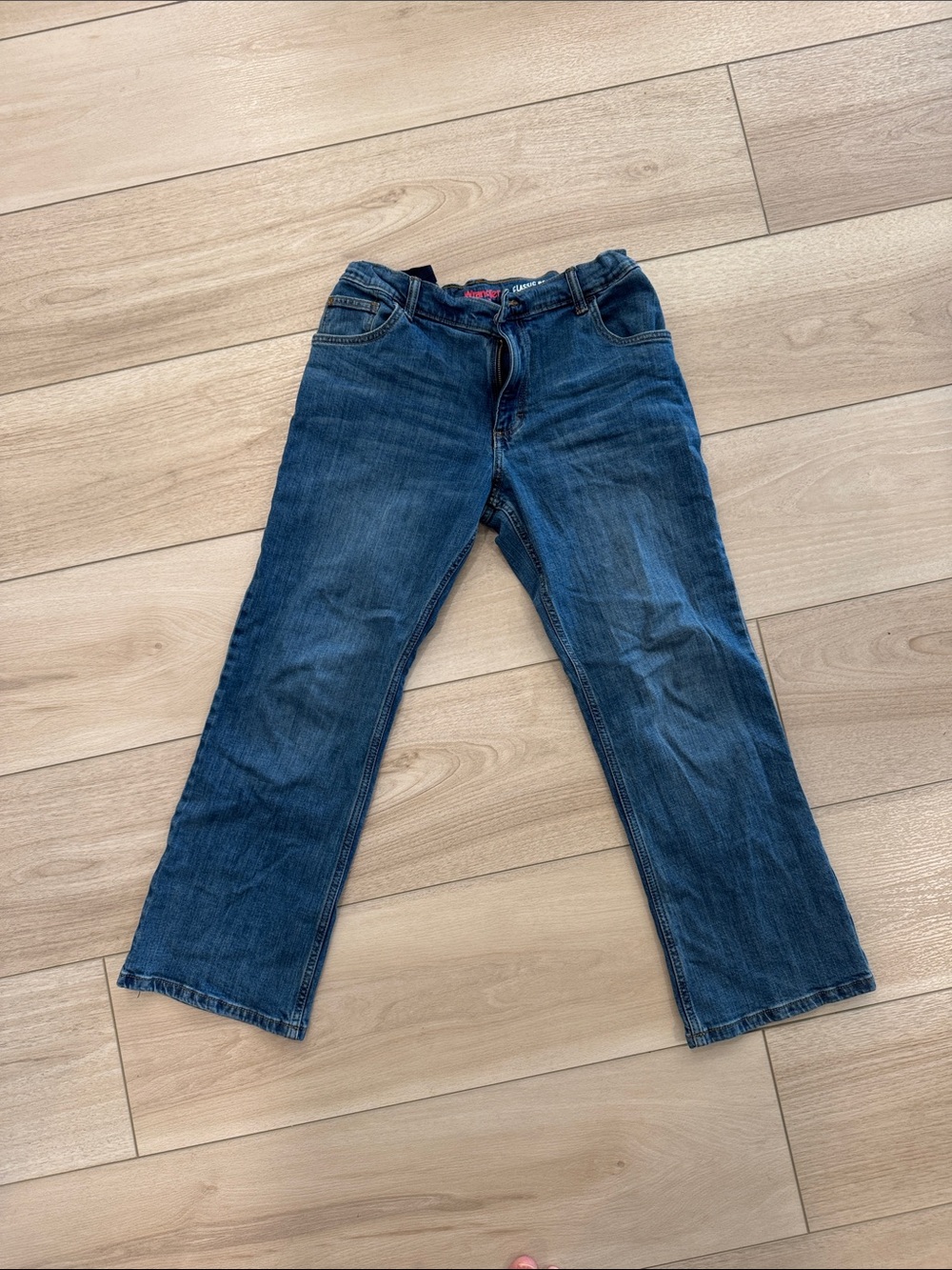Wrangler Boy’s Blue Classic Boot Jeans